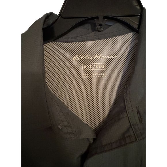 Mens EDDIE BAUER Duck Green Tech Woven Moisture Wicking UPF 40 Shirt XXL 2X | F1 - Picture 4 of 7